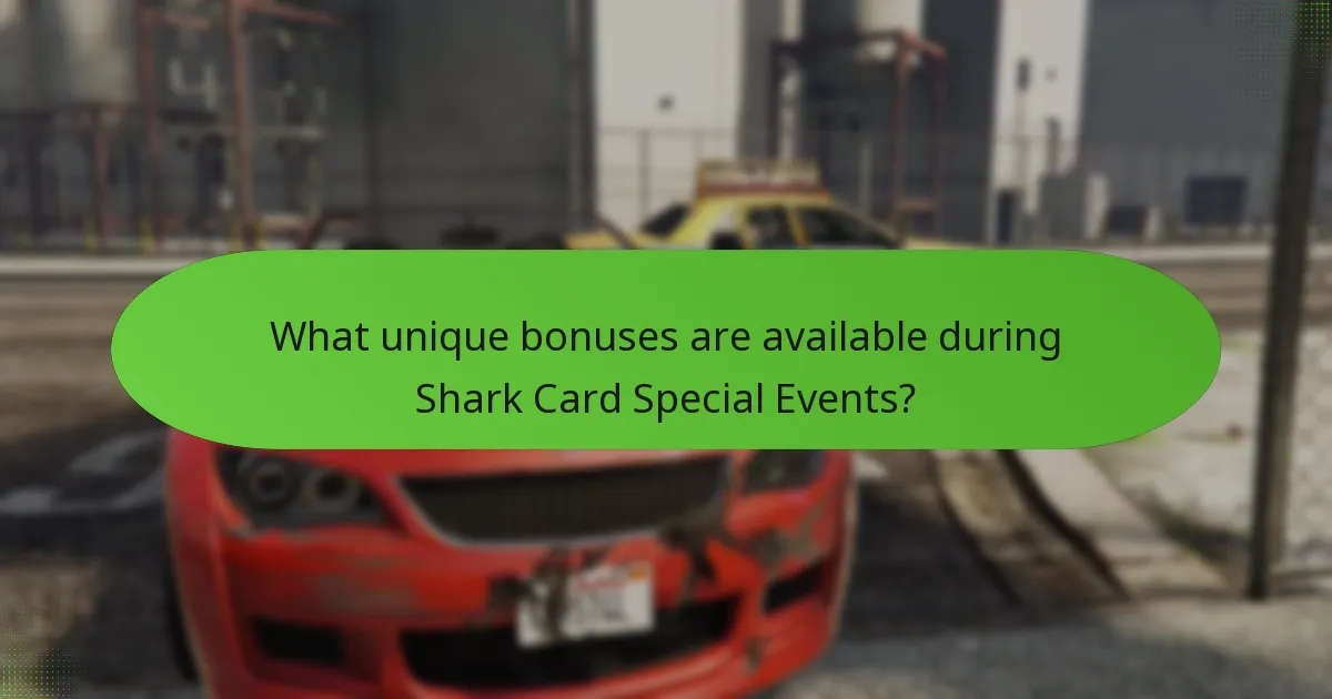 When do Shark Card Special Events occur?